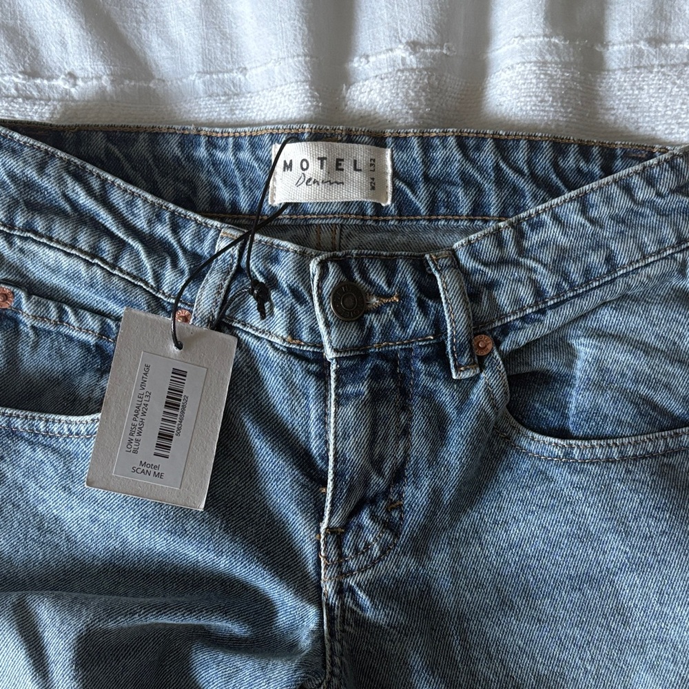 Motel Rocks Light Blue Denim Jeans